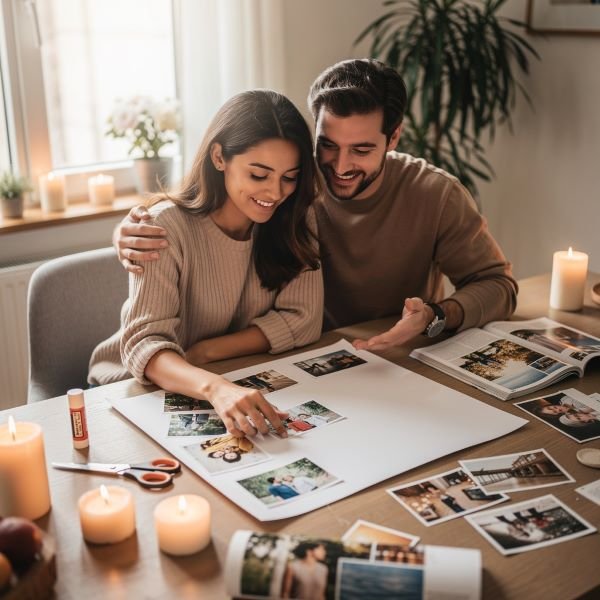 Creating a Relationship Vision Board Together