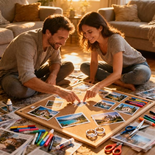 Creating a Relationship Vision Board Together